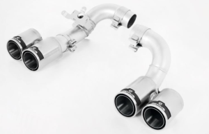 BMW 3 Series Performance Exhaust - Remus - Quad 84mm Straight w/Carbon Insert - 2012